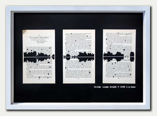 Contact// "1420 Megahertz Hydrogen Line" Original Papercut