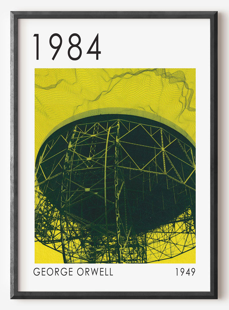1984// Big Brother is Listening Matt Print