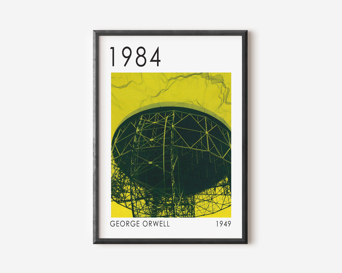 1984// Big Brother is Listening Matt Print