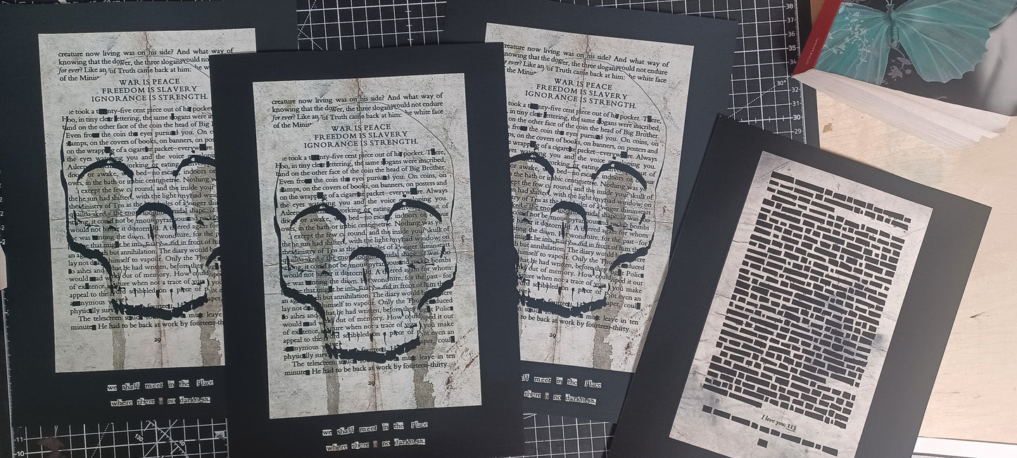 1984 - SKULL - A PLACE WITHOUT DARKNESS - PROOF PRINTS