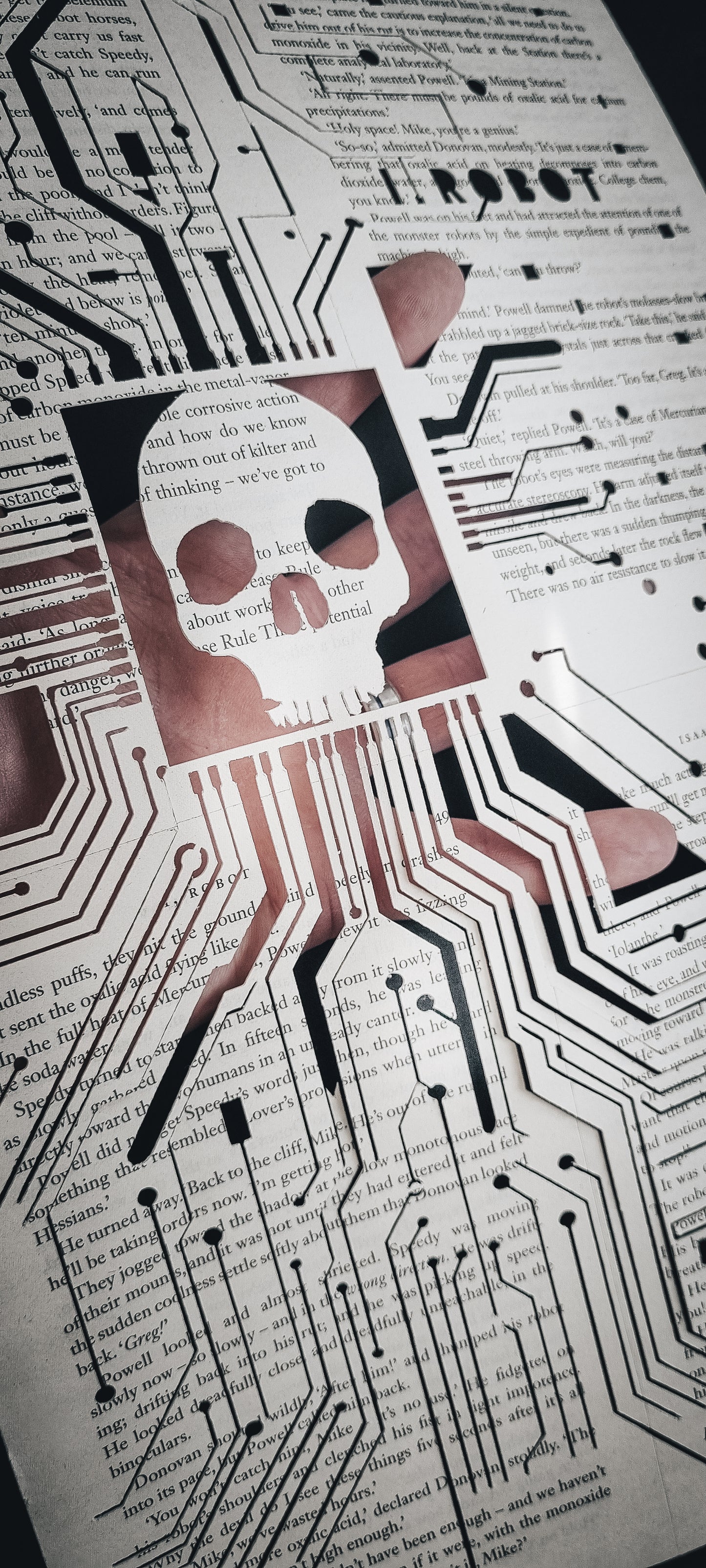 I, Robot "Replaced" Original Papercut