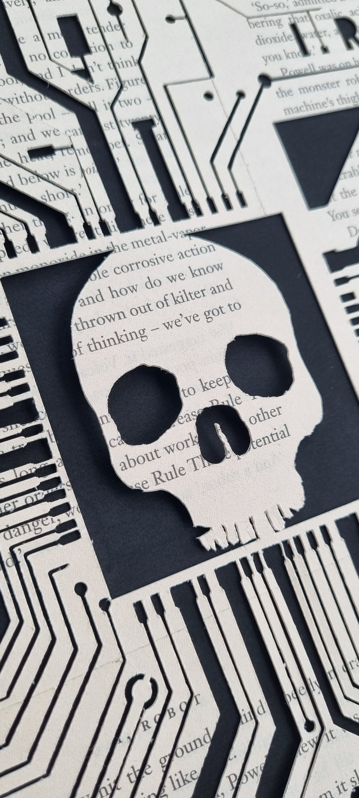 I, Robot "Replaced" Original Papercut