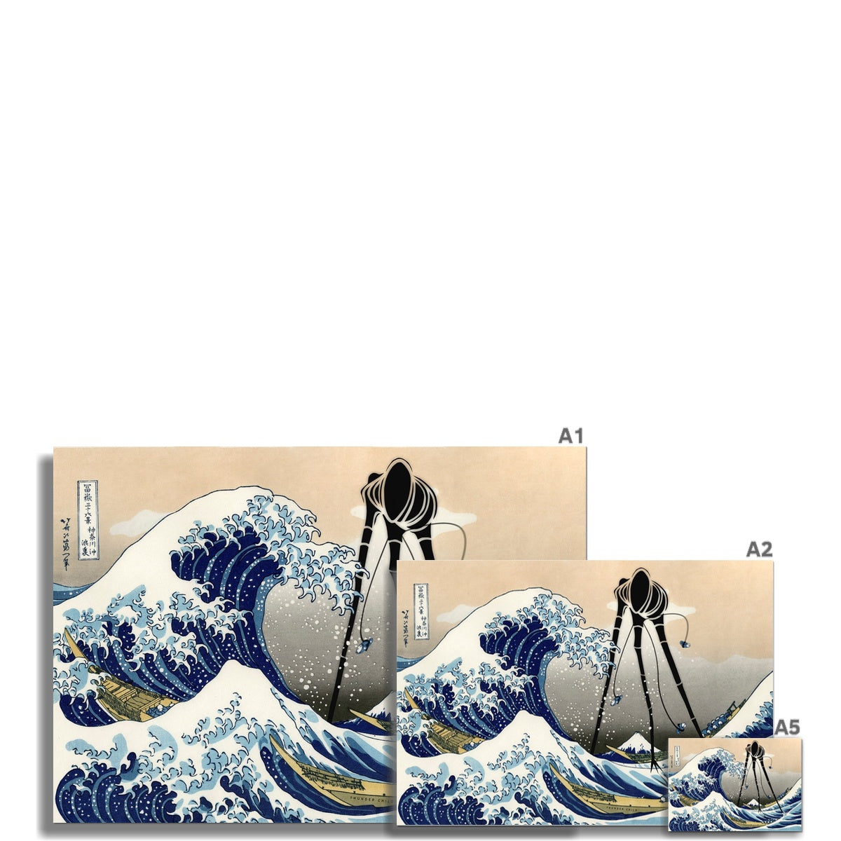 The Great Wave & The Monstrous Tripod