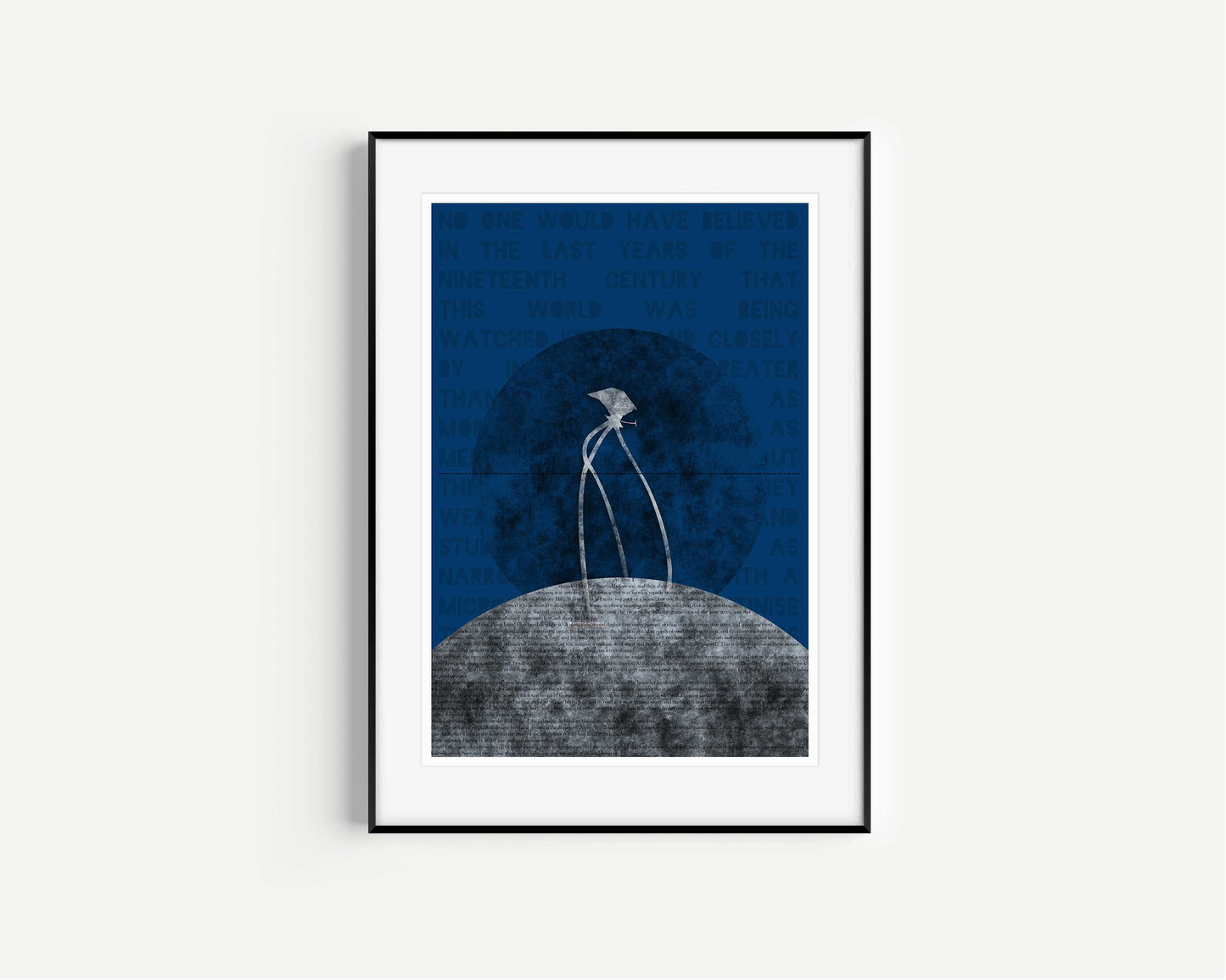 Monstrous Tripod in Tardis Blue