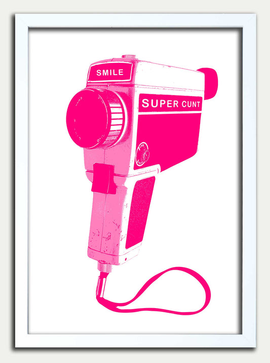 Smile Super Cunt Fine Art Print
