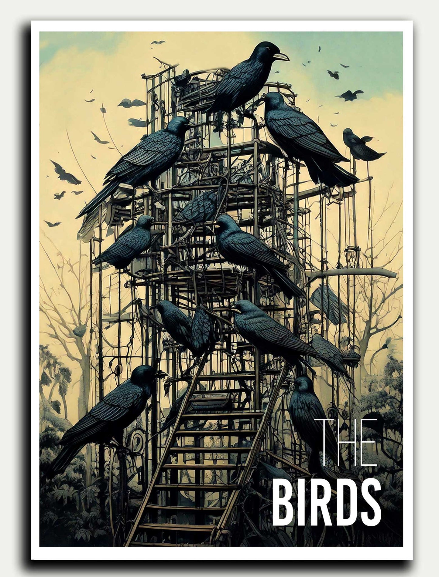 The Birds// This is My Climbing Frame Greeting Card