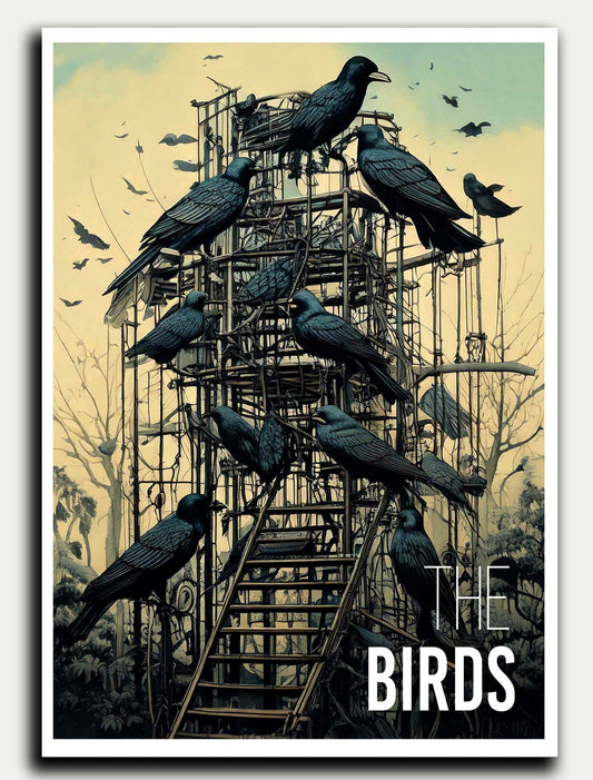 The Birds// This is My Climbing Frame Greeting Card