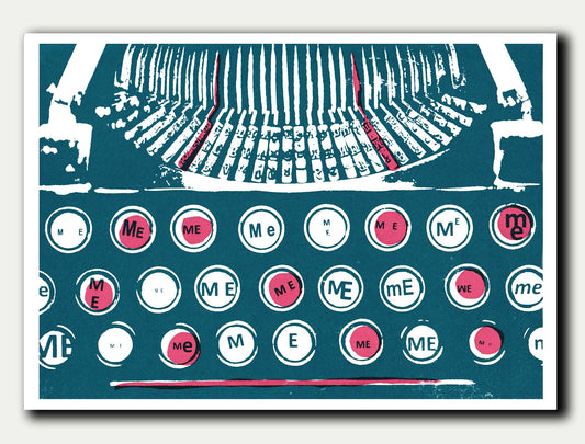 Social Me-Me-Media Greeting Card