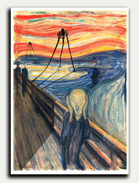 War of the Worlds// Tripod Scream Greeting Card