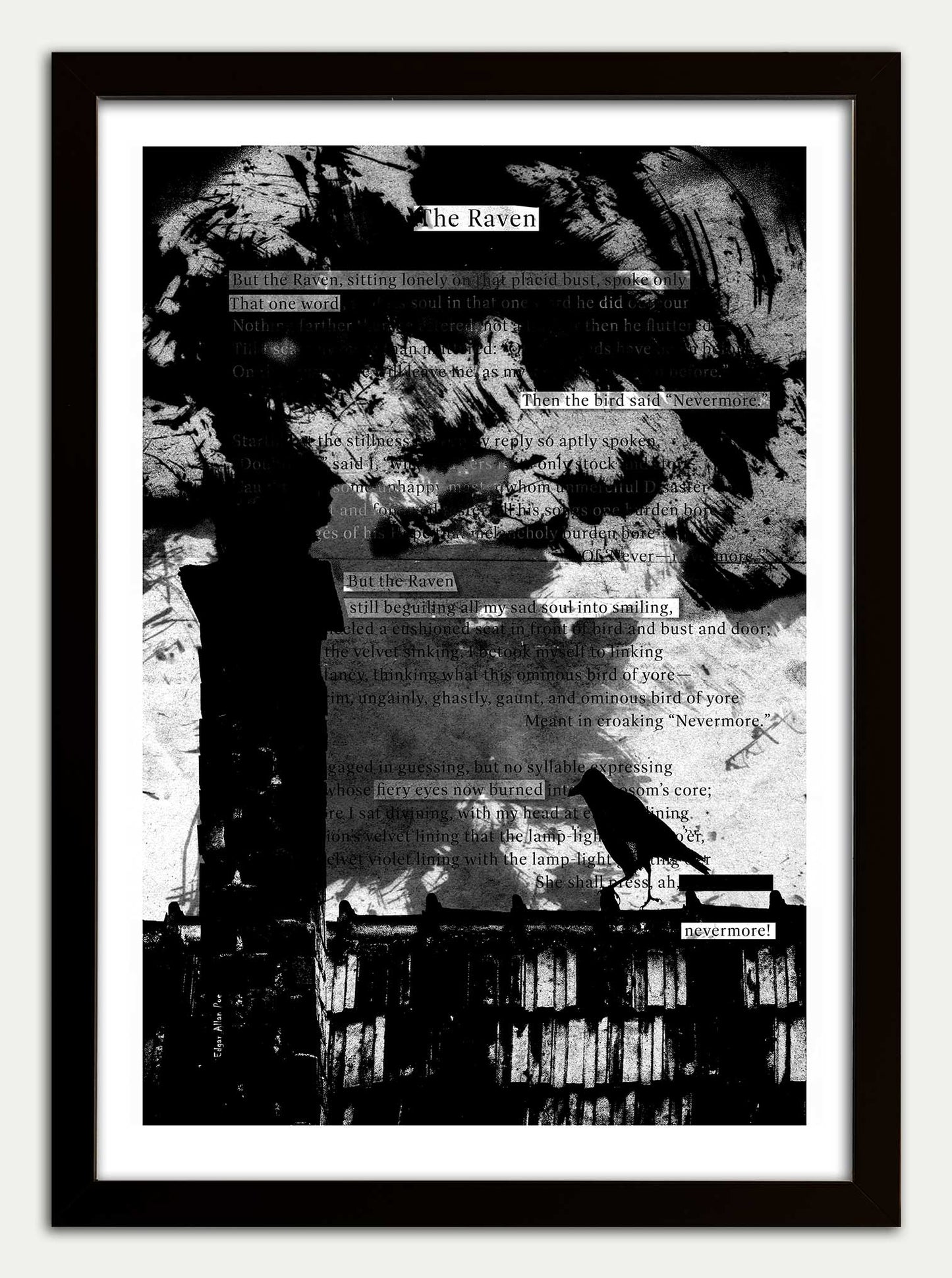 Raven// "Beguiling My Sad Soul" Fine Art Prints