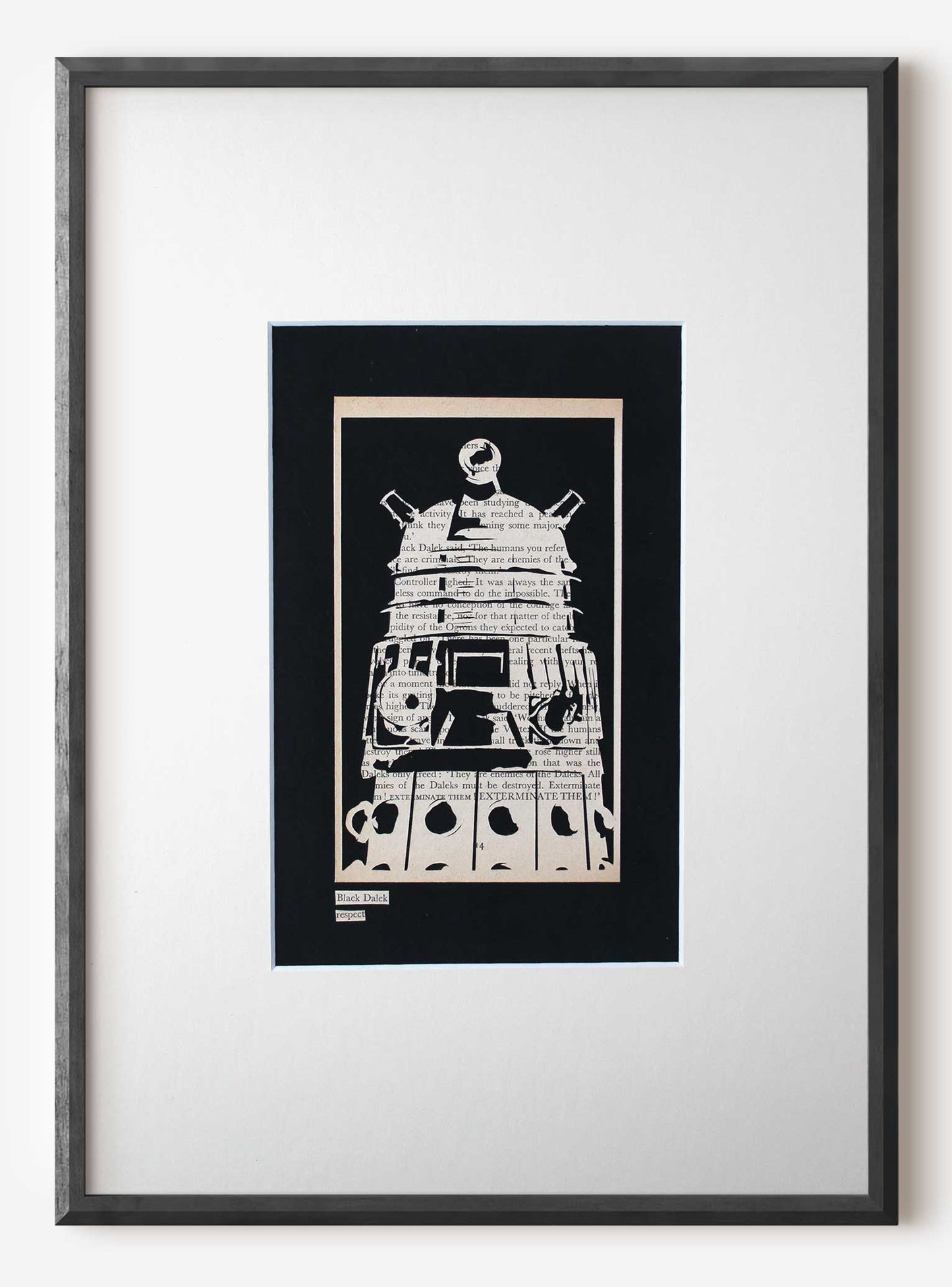 Dr WHO // "BLACK DALEK RESPECT" 14