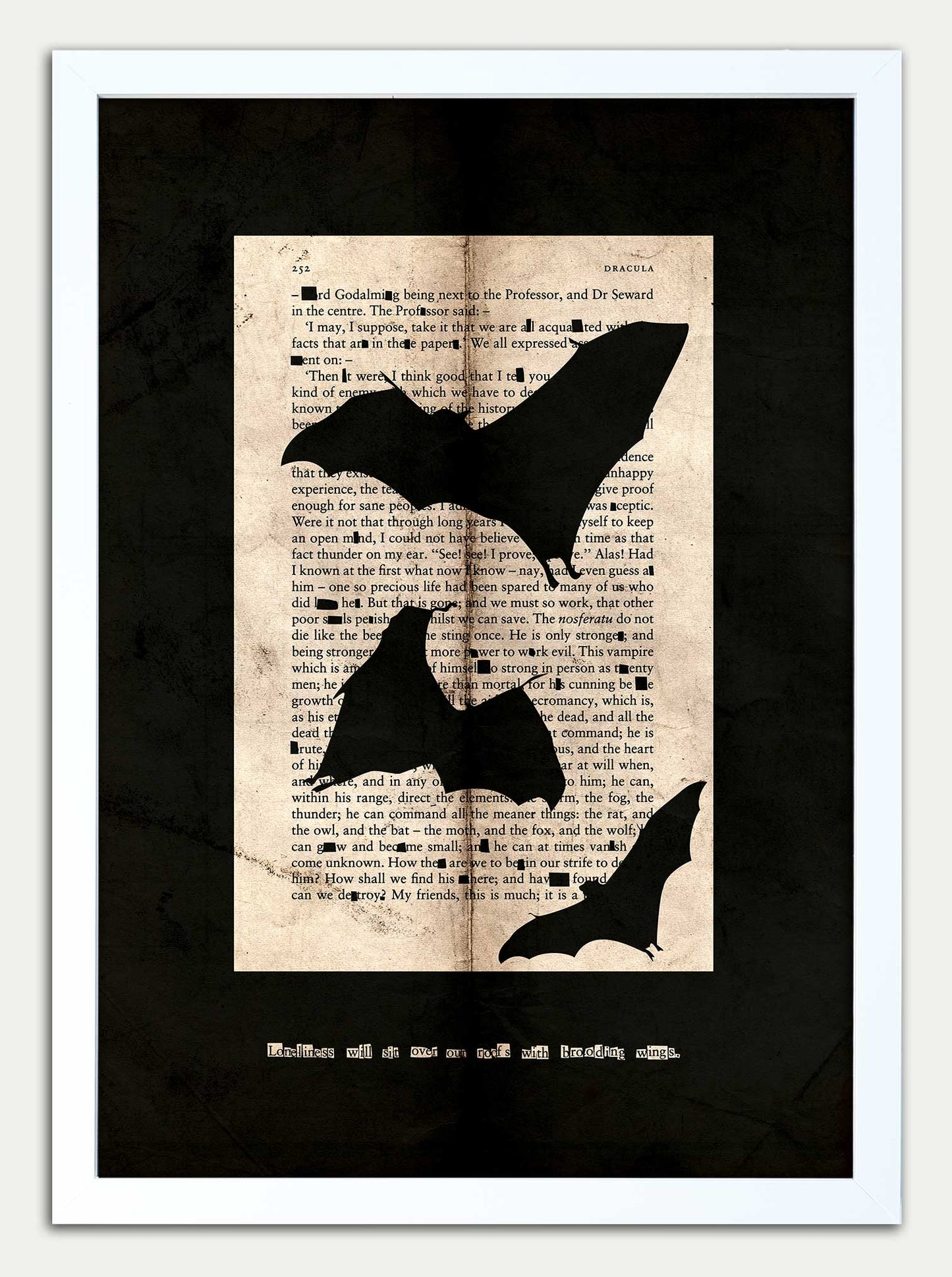 Dracula // "Brooding Wings 252" Double Print Fine Art Edition
