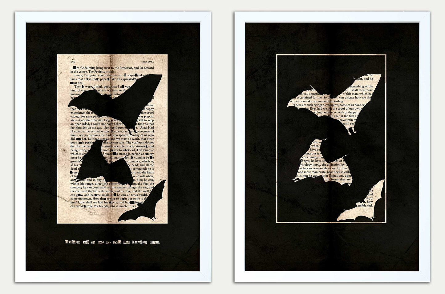 Dracula // "Brooding Wings 252" Double Print Fine Art Edition