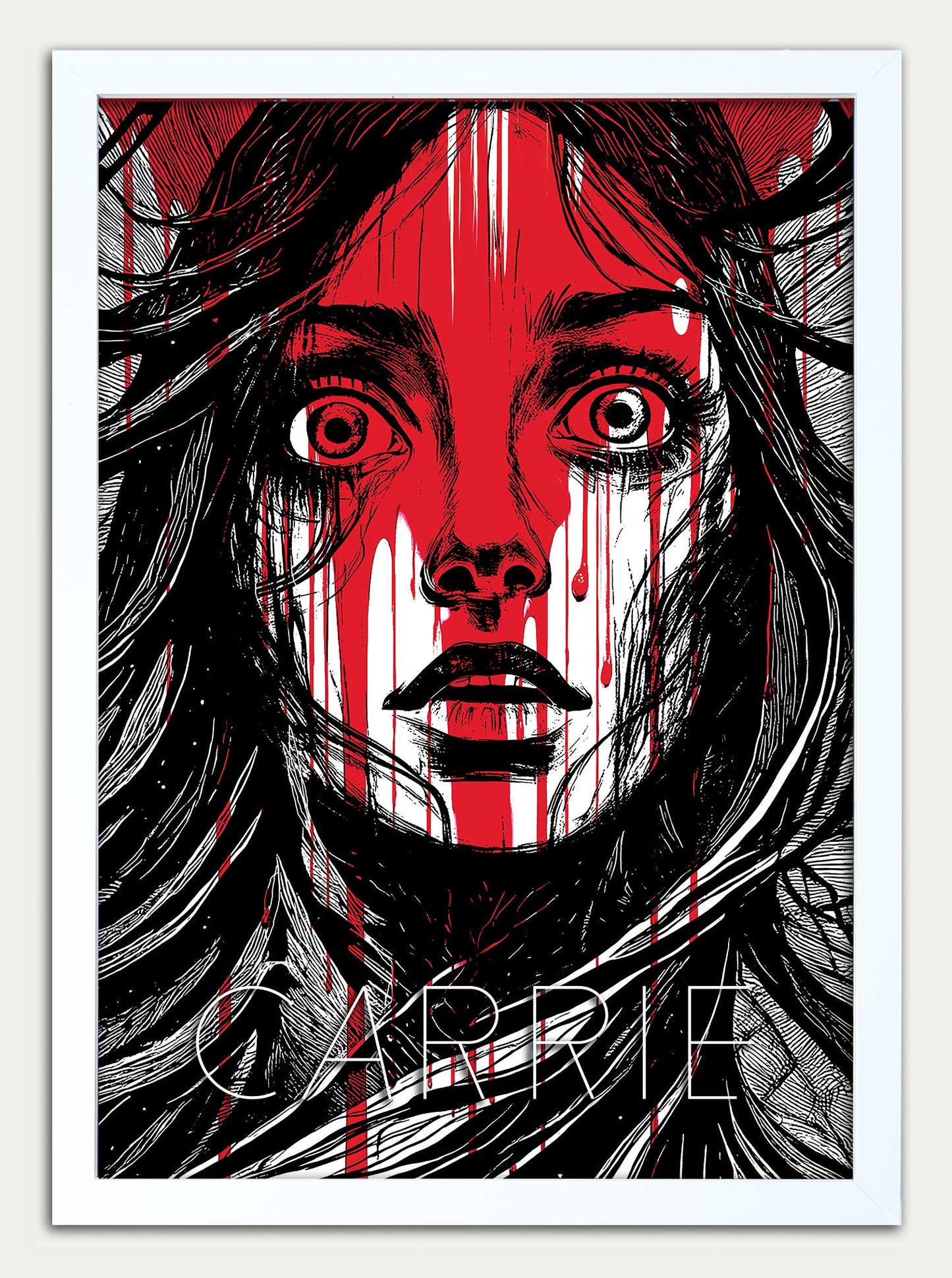 Carrie// "And Then The World Exploded" Fine Art Print