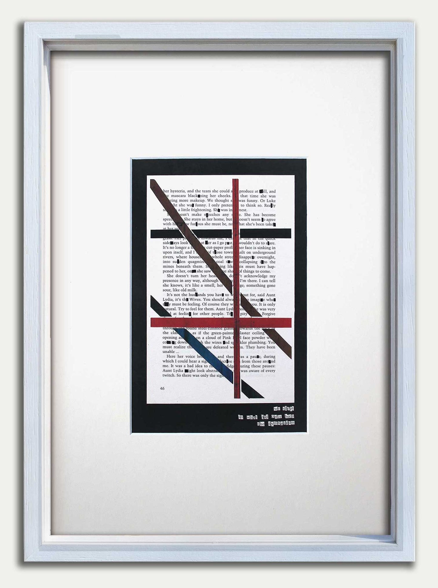 The Handmaid's Tale// "Court Lines 46" Original Double Papercut