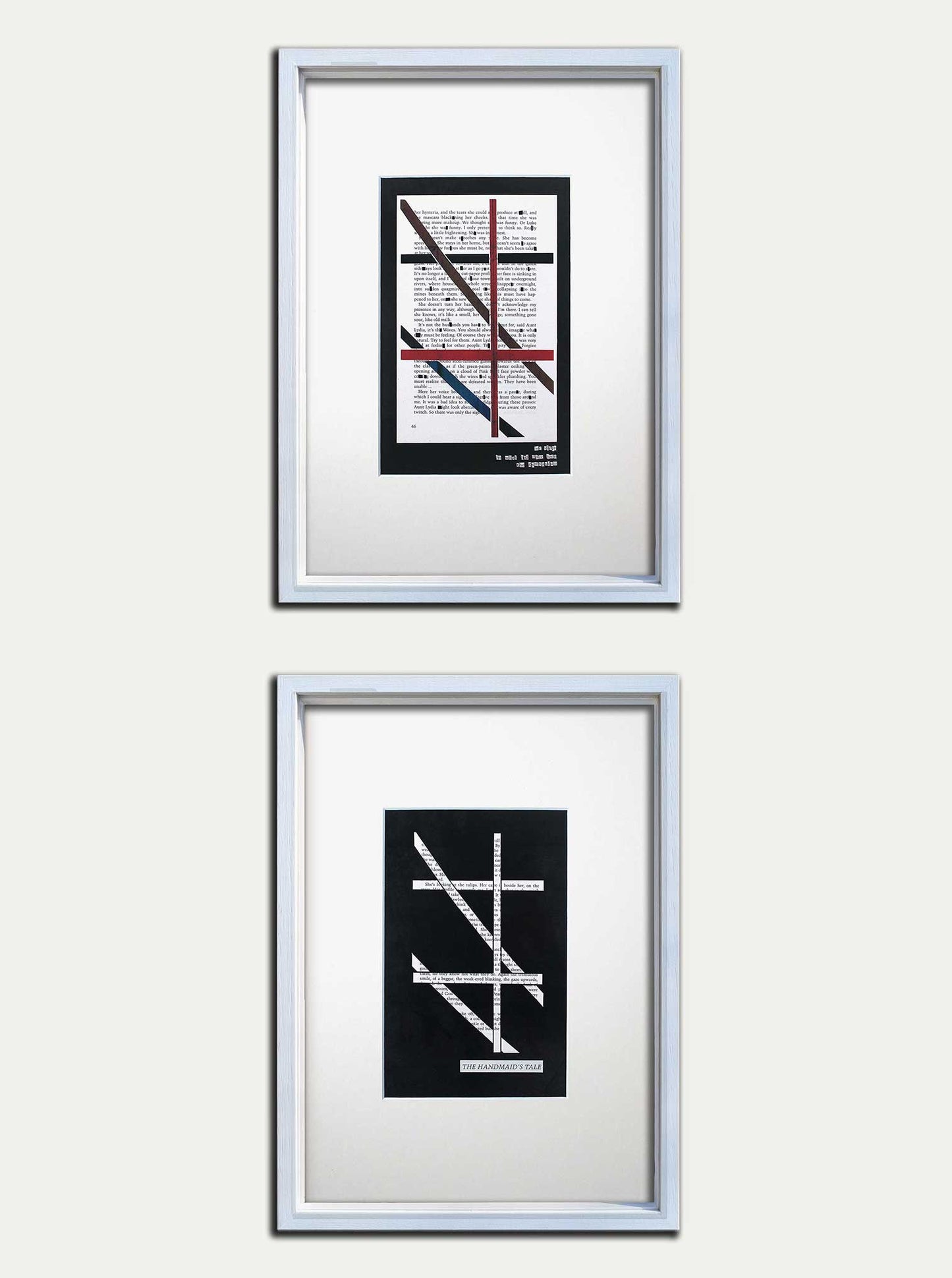 The Handmaid's Tale// "Court Lines 46" Original Double Papercut