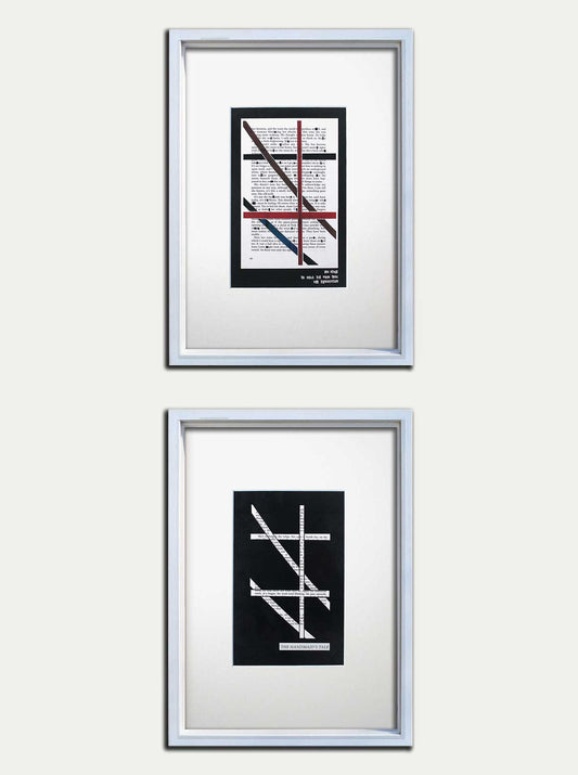 The Handmaid's Tale// "Court Lines 46" Original Double Papercut