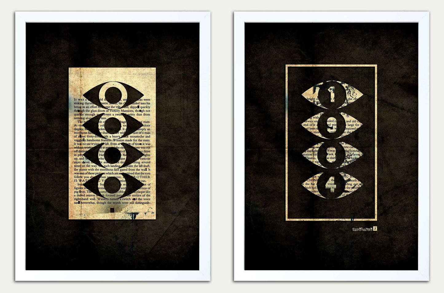 1984 "DOUBLEBLINK 3" Double Print Fine Art Edition
