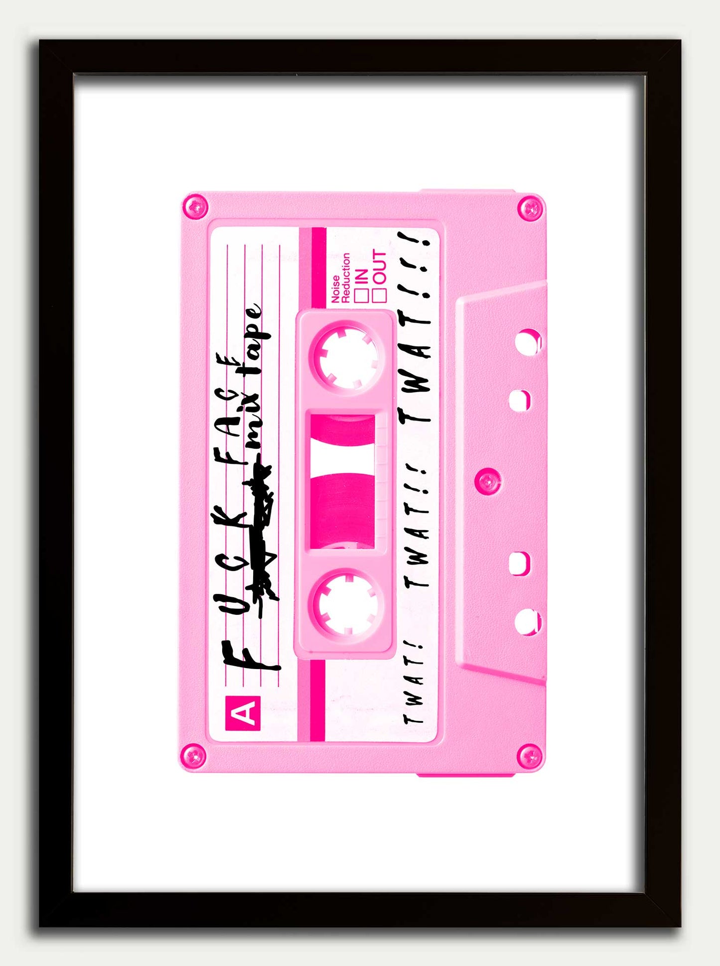 FUCK FACE Mix Tape Fine Art Print