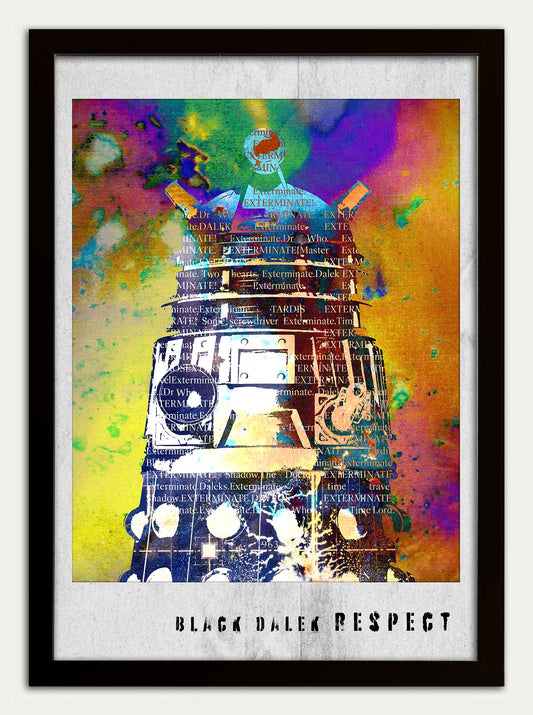 Dr Who "Gay Dalek Respect" Fine Art Print