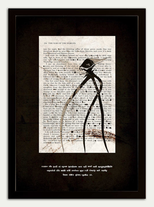 War of the Worlds// "The Gulf Raven" Mashup Fine Art Print