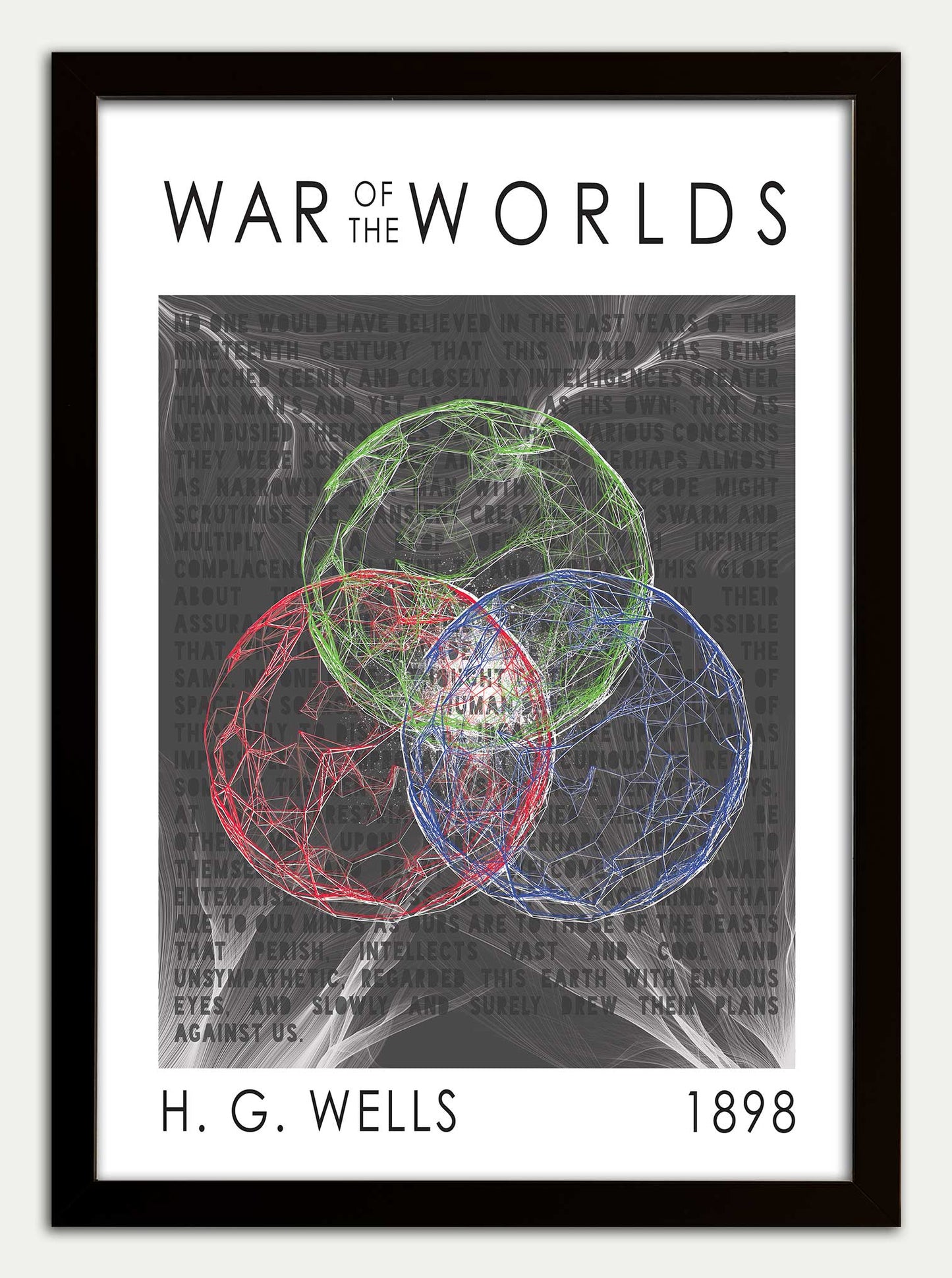 War of the Worlds "Human Thought" Fine Art Print