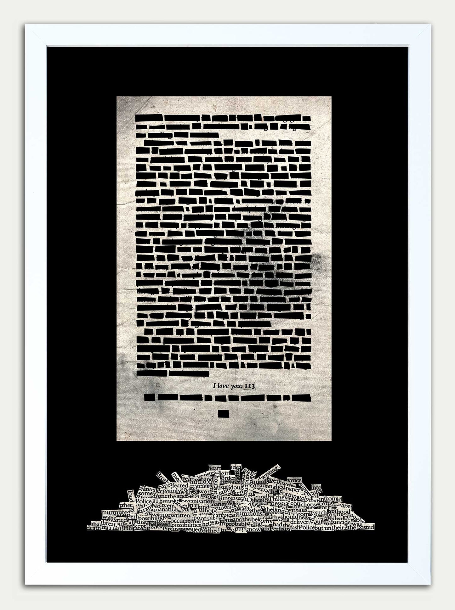 1984// "I Love You 113" Fine Art Print