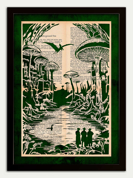 Journey to the Centre of the Earth// "Mushrooms on the Shore" Fine Art Print