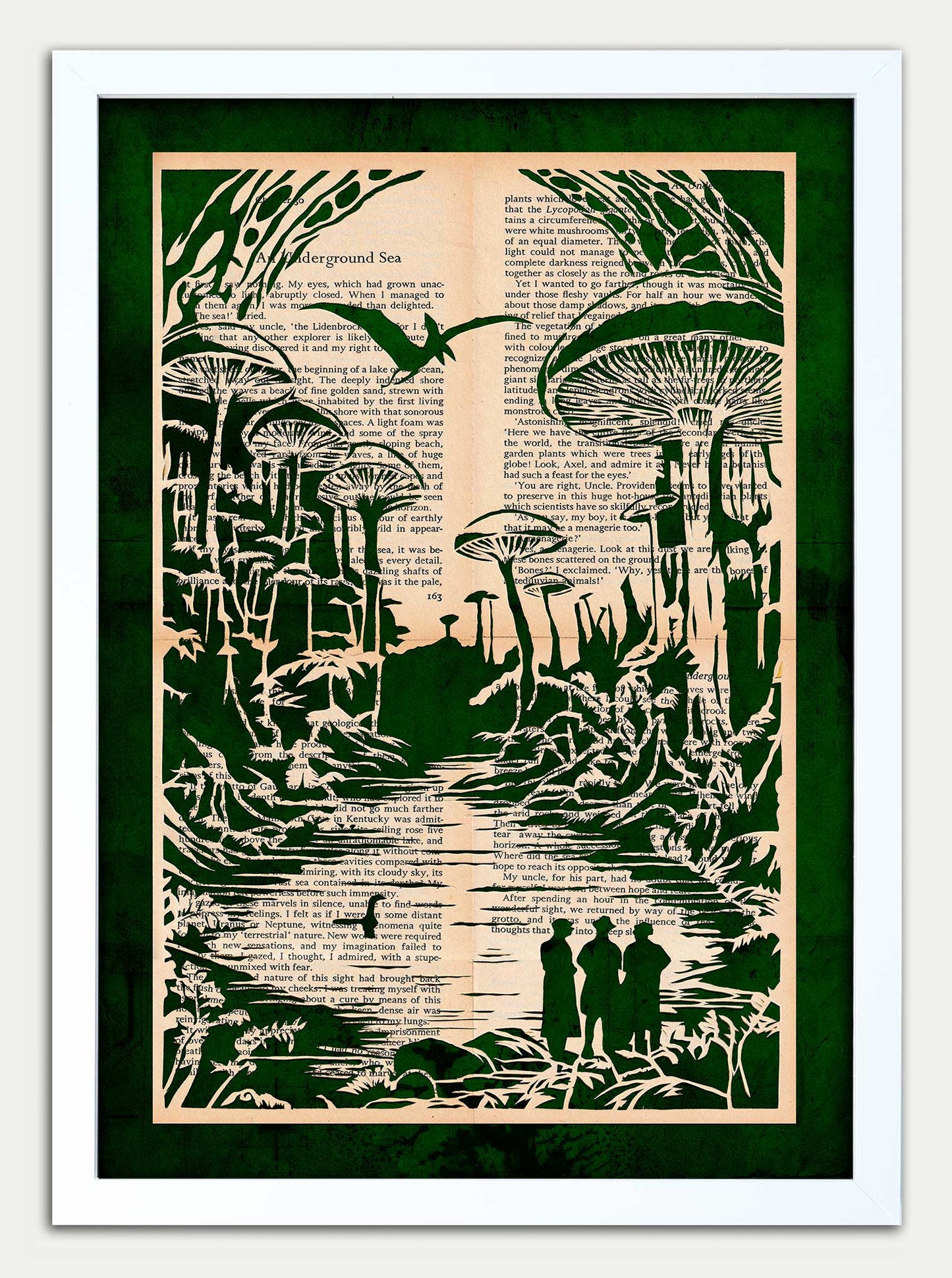 Journey to the Centre of the Earth// "Mushrooms on the Shore" Fine Art Print