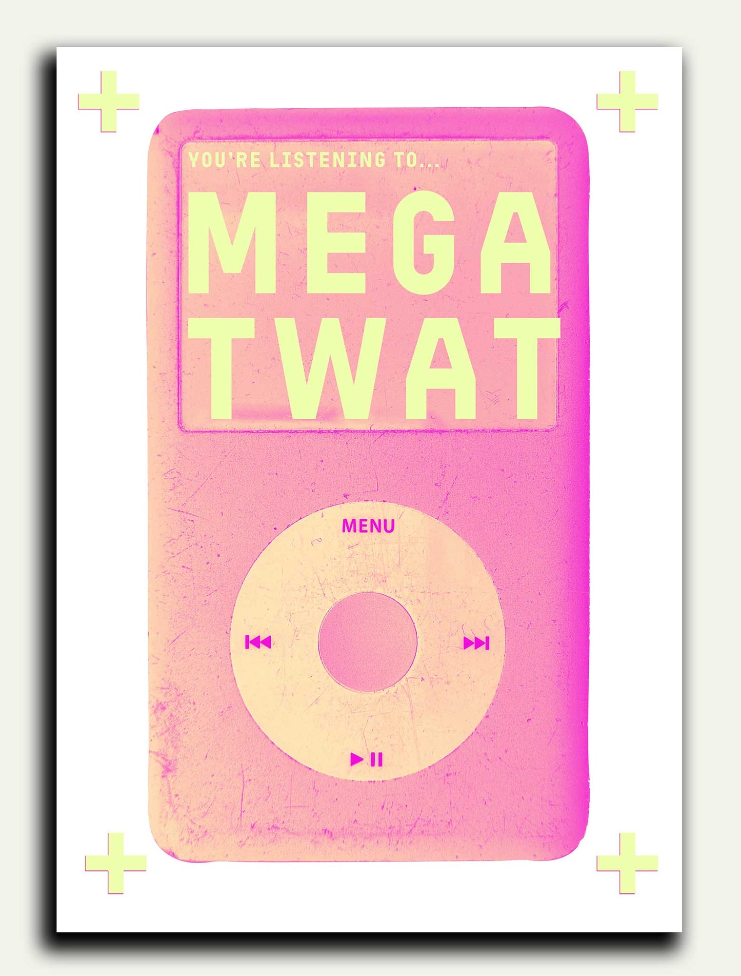 MEGA TWAT Greeting Card