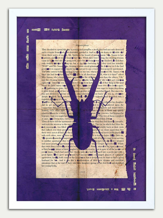 Metamorphosis "Stag Beetle" Purple Edition Fine Art Print