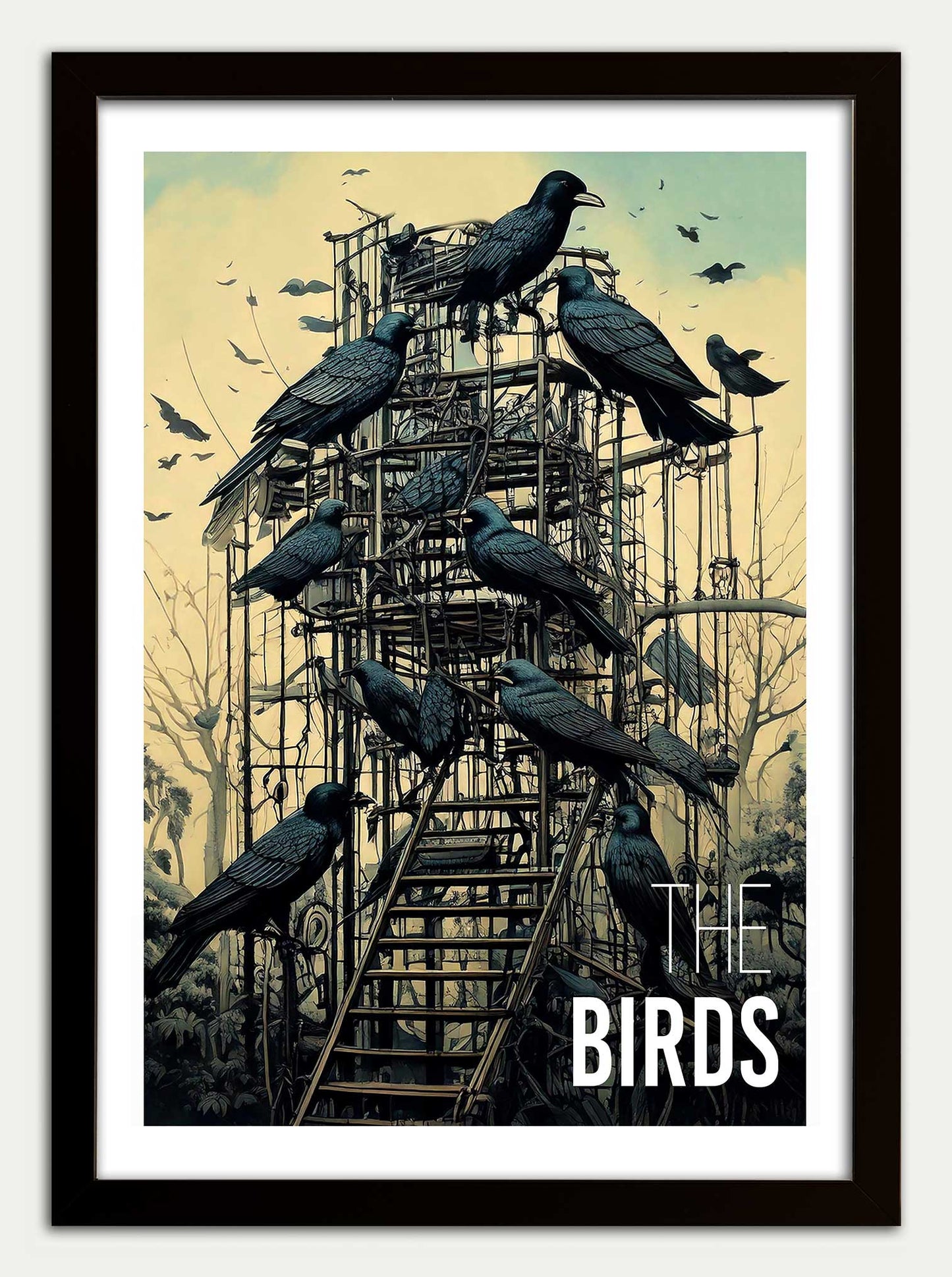 Birds// "This is My Climbing Frame" Fine Art Print