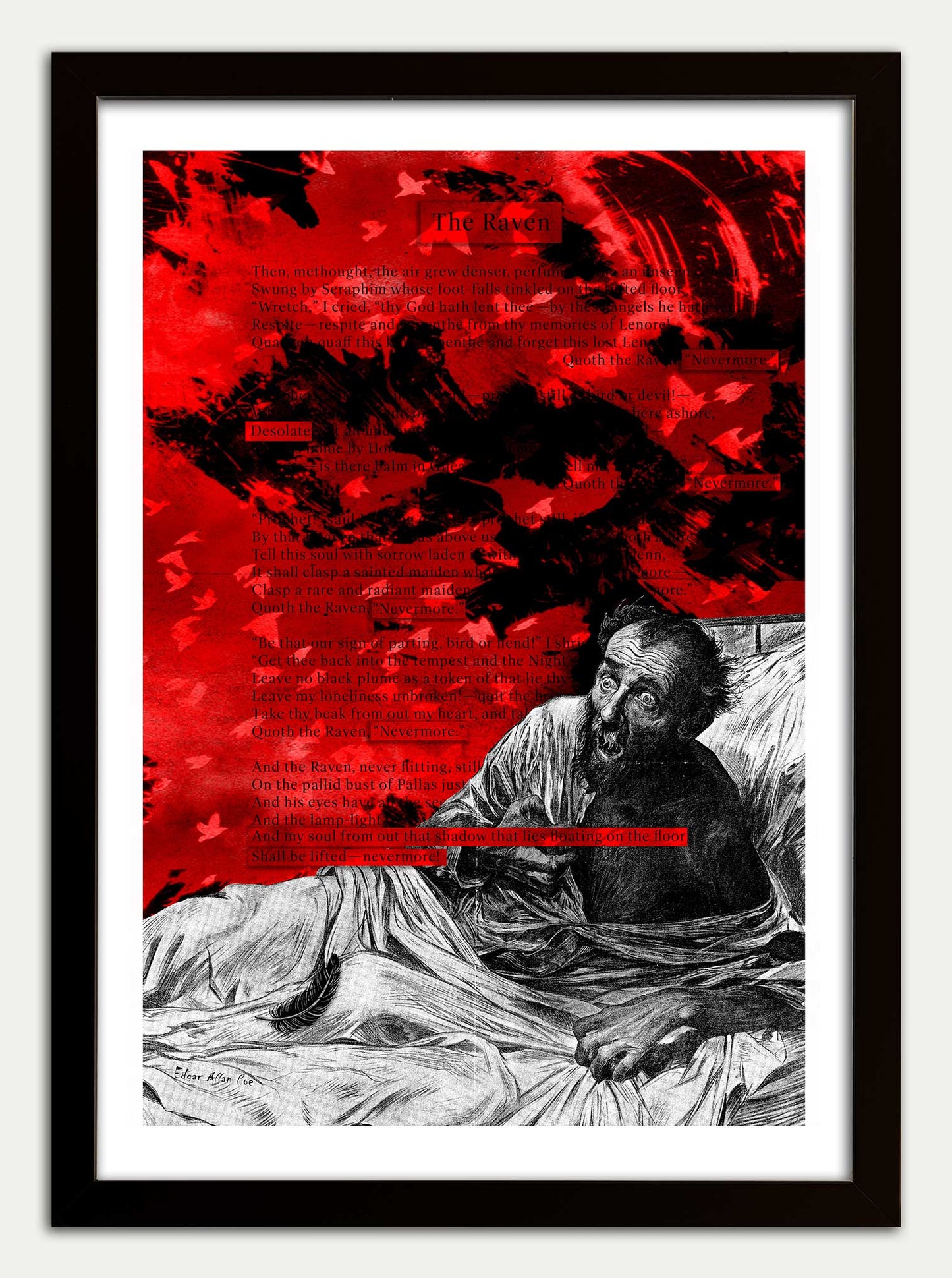 Raven// "Nevermore" Fine Art Prints