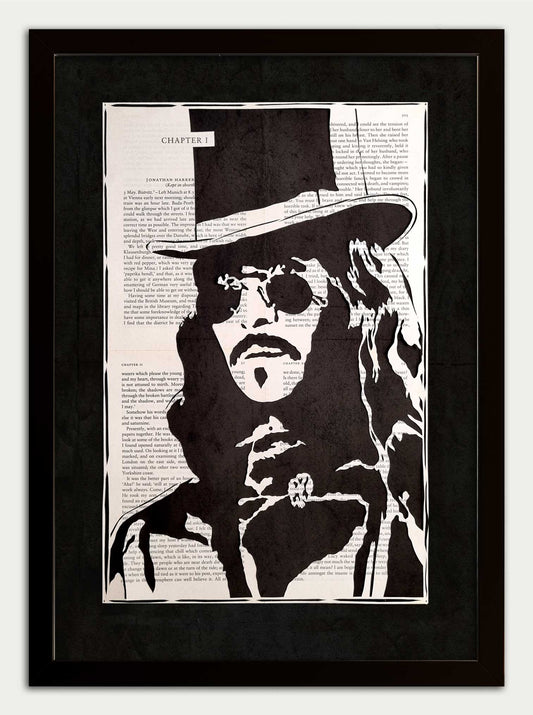 Dracula "Oceans of Time" Original Papercut