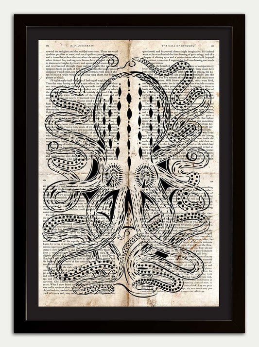 Call of Cthulhu// "Octopus I" Fine Art Print