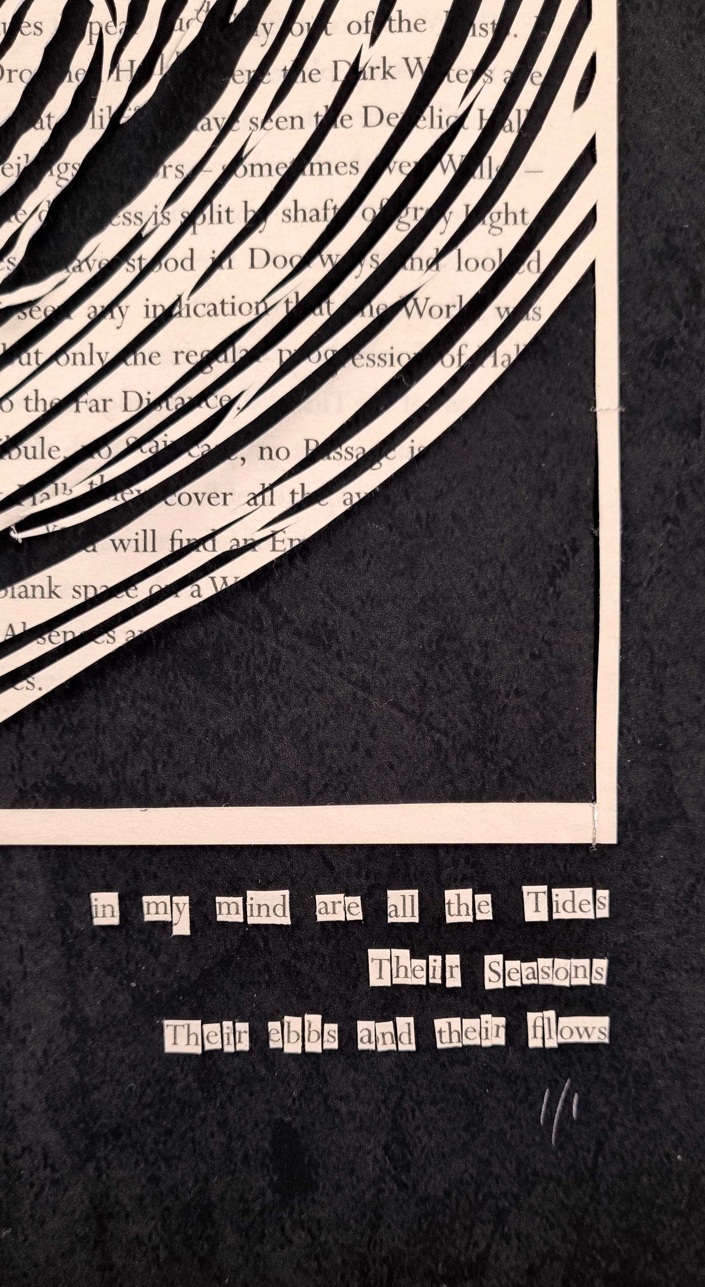 Piranesi// "Moon in the Third Northern" Original Papercut