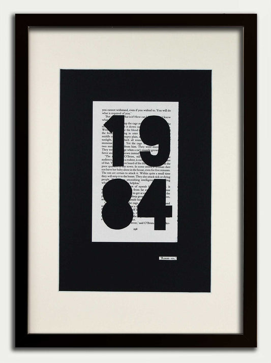 1984 "ROOM 101.298" Single Paper Cut | Open Series