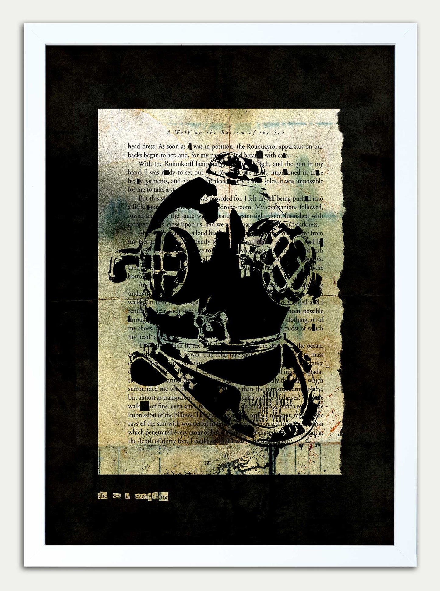 20,000 Leagues Under the Sea // "Steampunk Diver 91" Fine Art Print