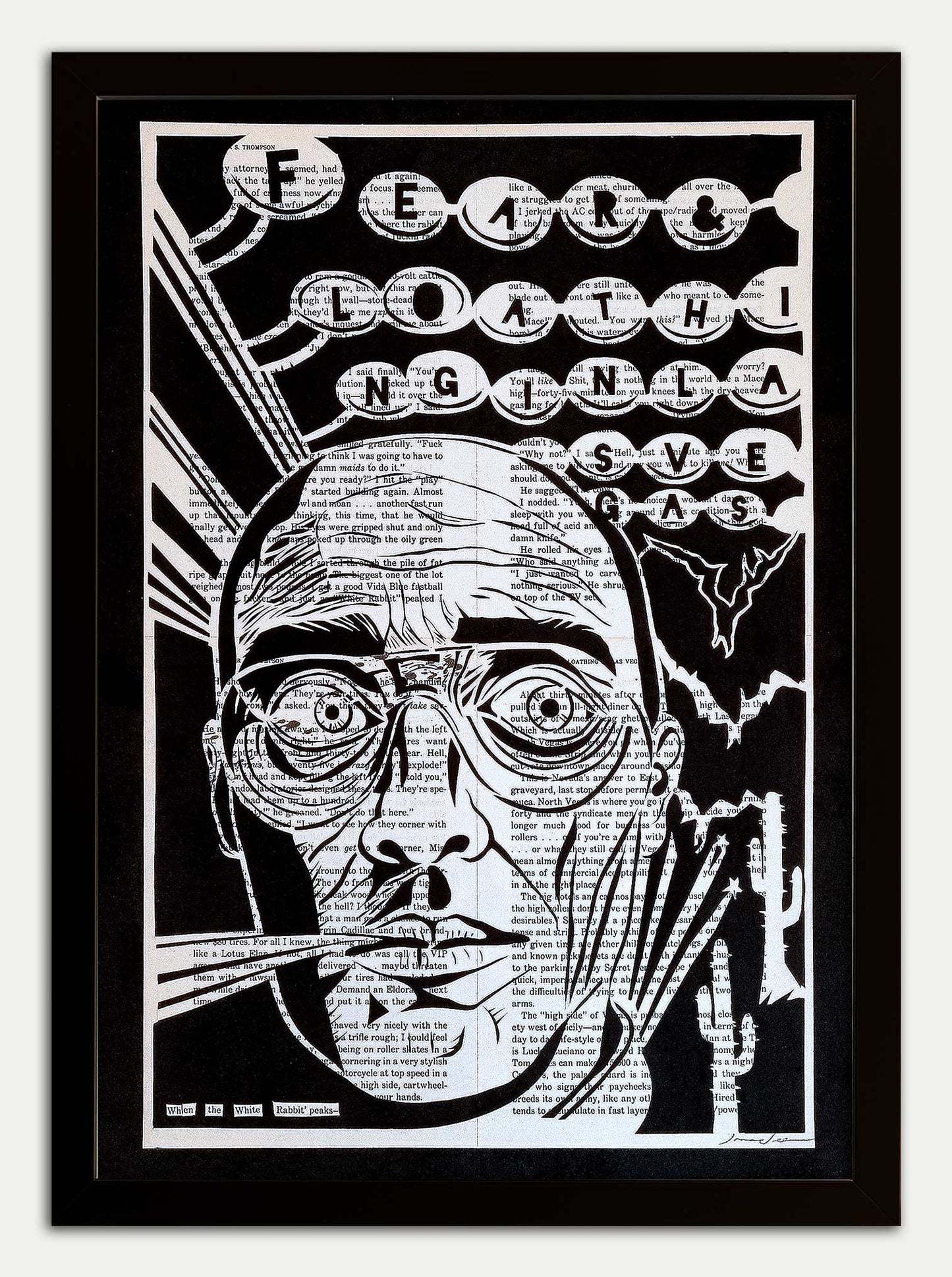 Fear and Loathing "When the White Rabbit Peaks" Fine Art Print