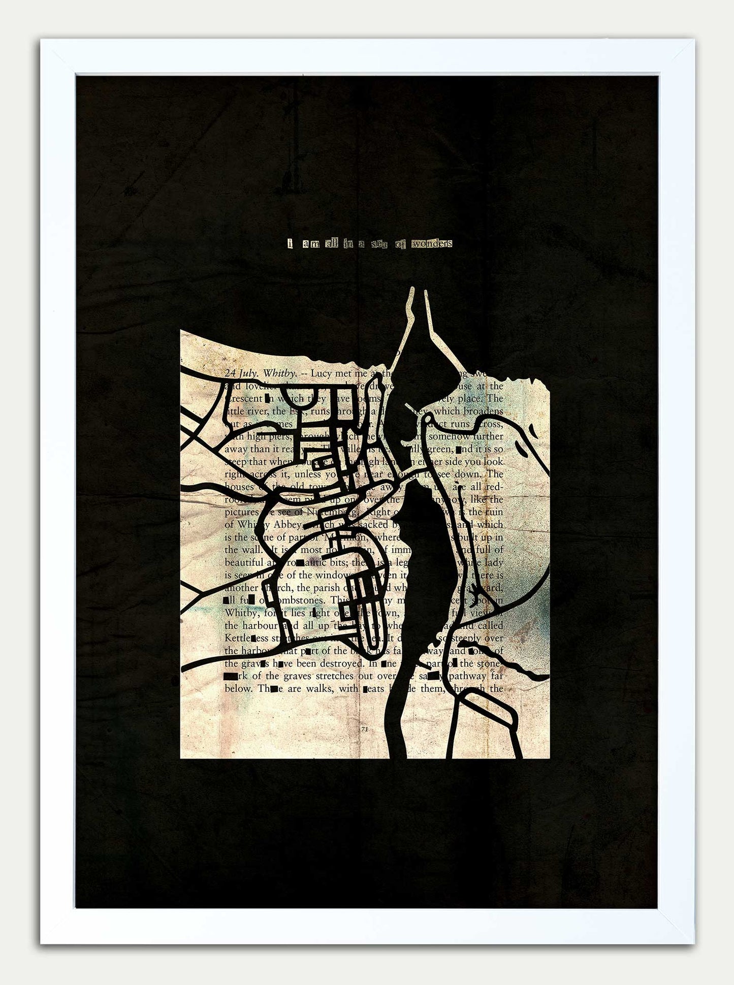 Dracula // "Whitby Map 71" Double Print Fine Art Edition