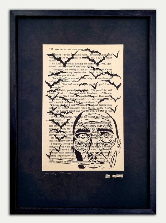Fear and Loathing in Las Vegas "Bat Country" Open Edition Single Page Papercut