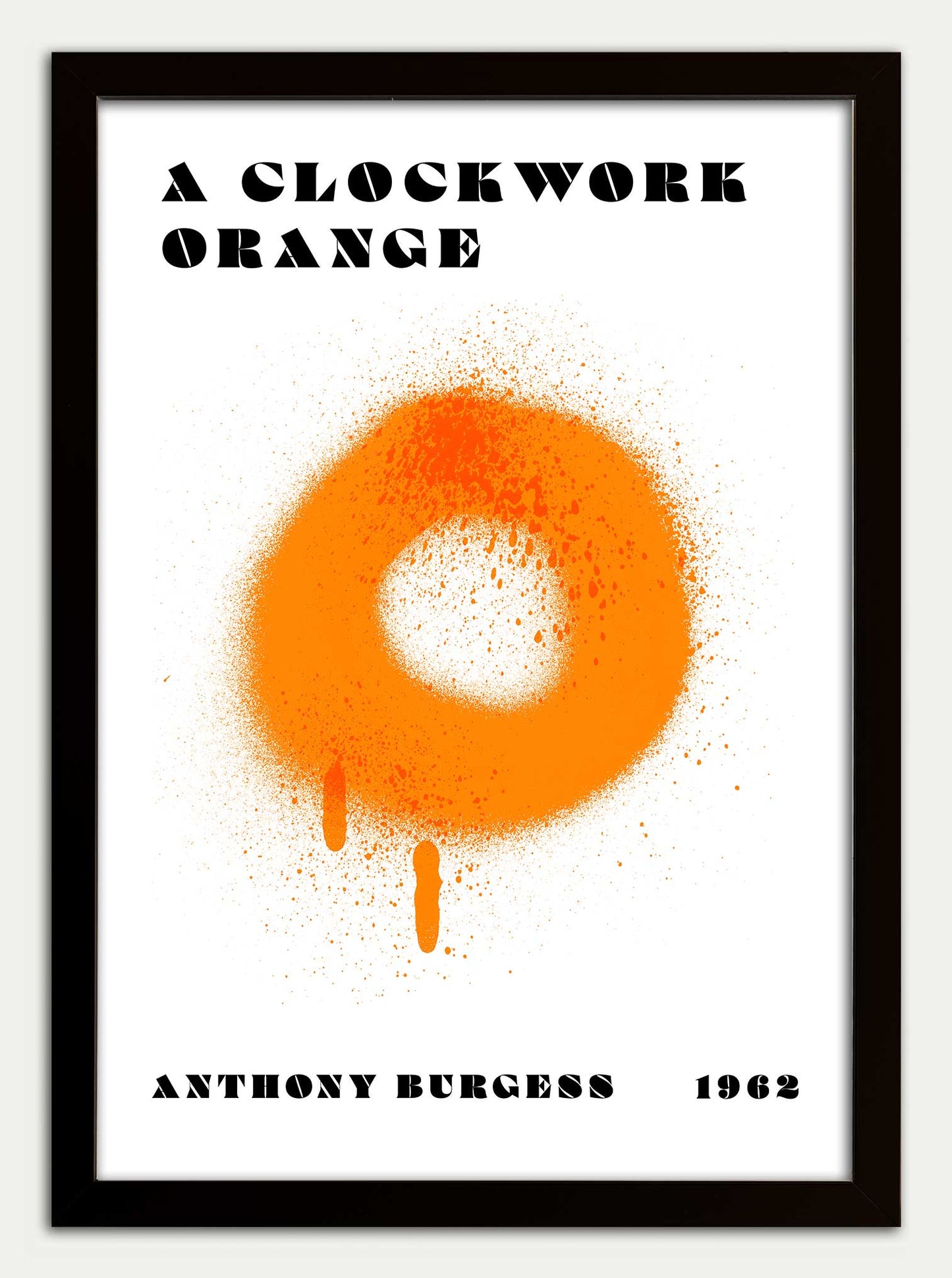 Clockwork Orange// "Graffiti Orange" Fine Art Print