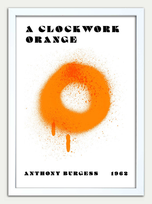 Clockwork Orange// "Graffiti Orange" Fine Art Print