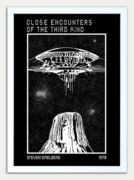 Close Encounters of the Third Kind// Devil's Tower Fine Art Print in Black
