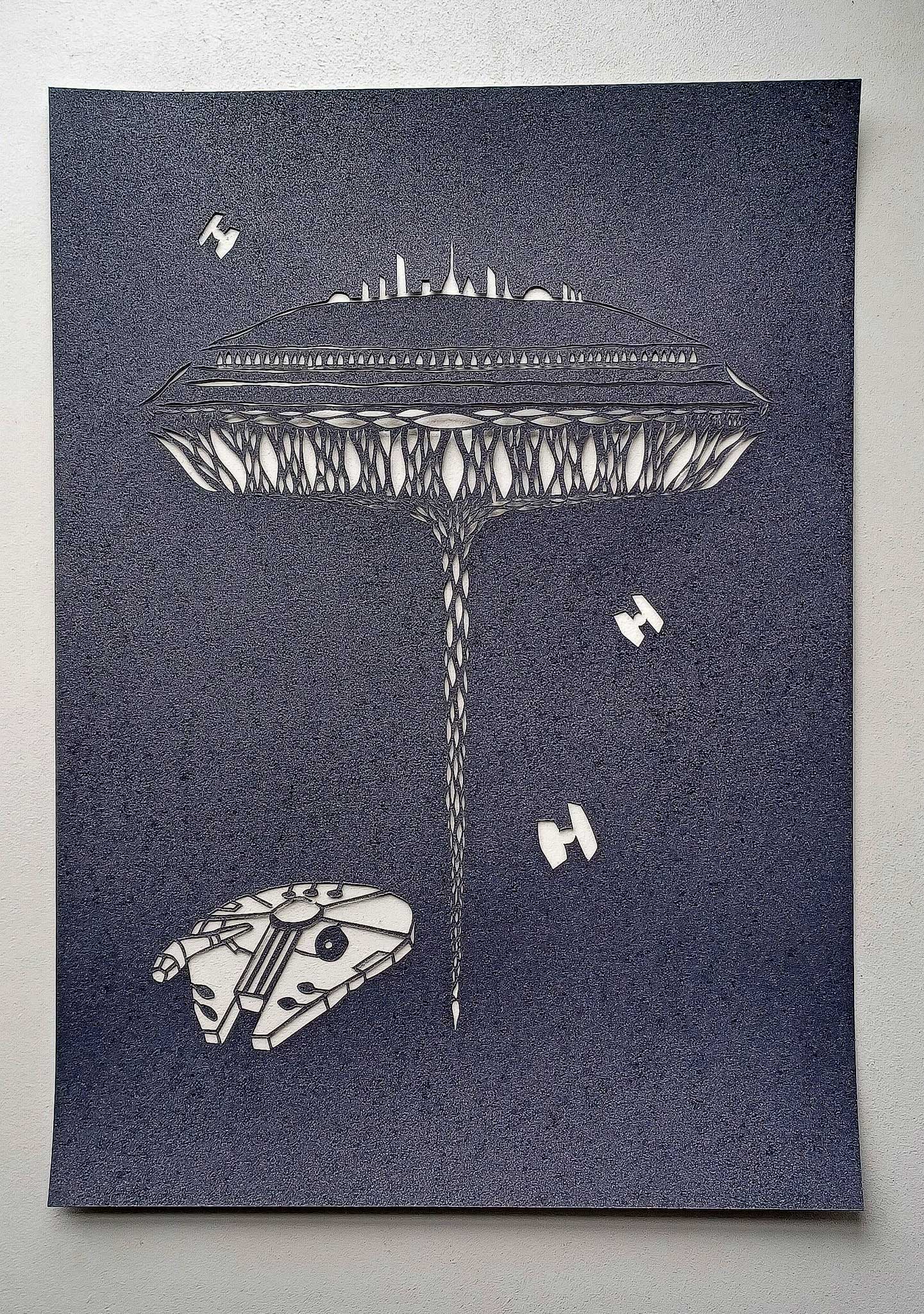 The Empire Strikes Back// "Escape from the Cloud City" Proof Cut