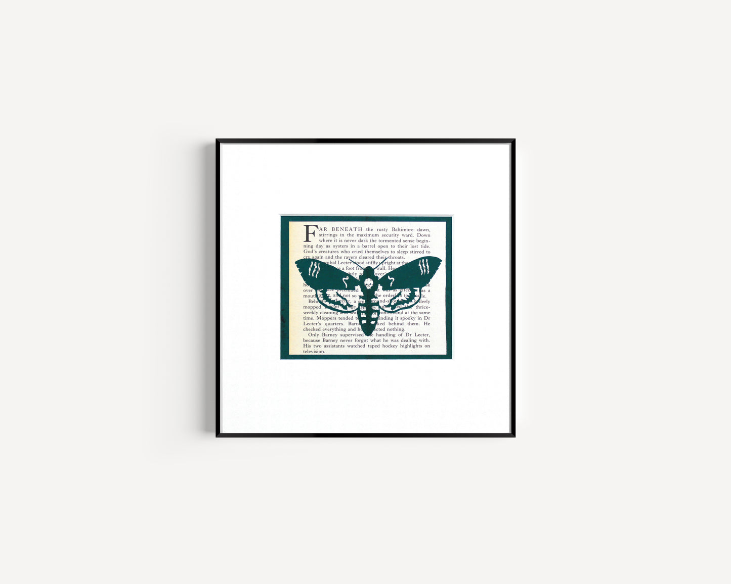 Silence of the Lambs "Death Head" Little Papercut