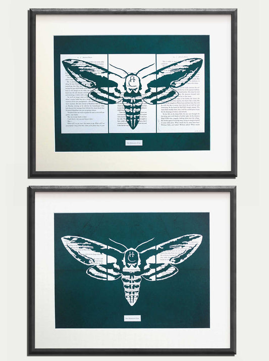 The Hemlock Cure// "Privet Hawk Moth" Original Double Artwork