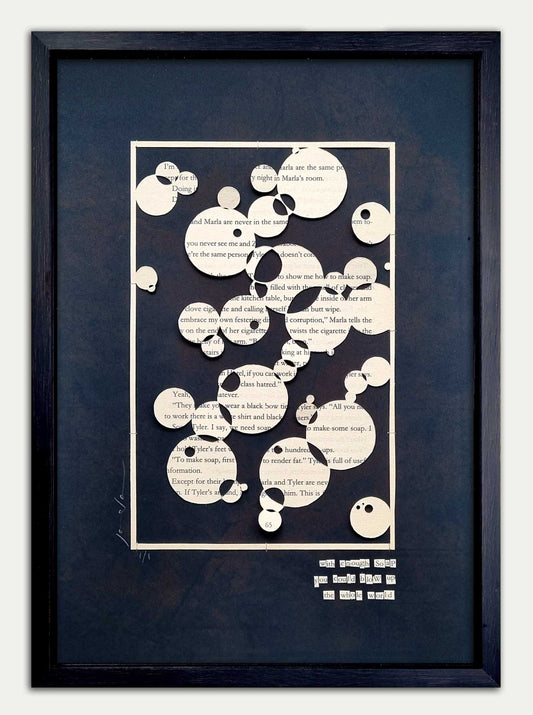 Fight Club "Lather Up, Baby" Original Single Page Papercut