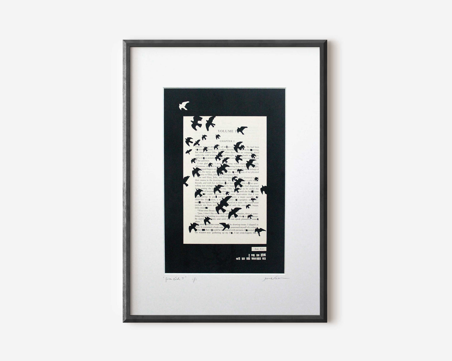 Jane Eyre// "Free Bird 7" Original Artwork
