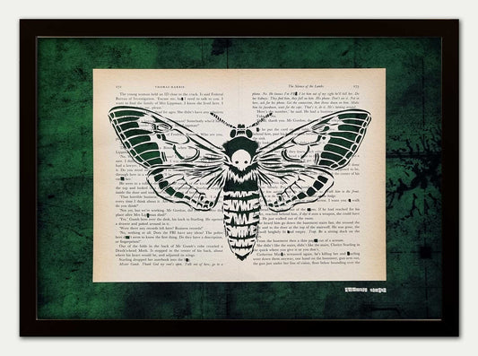 Silence of the Lambs// "Acherontia atropos 272-273" Original Papercut